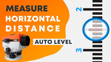 How to Measure Horizontal Distance/Length Using Auto Level by Civil Unboxing