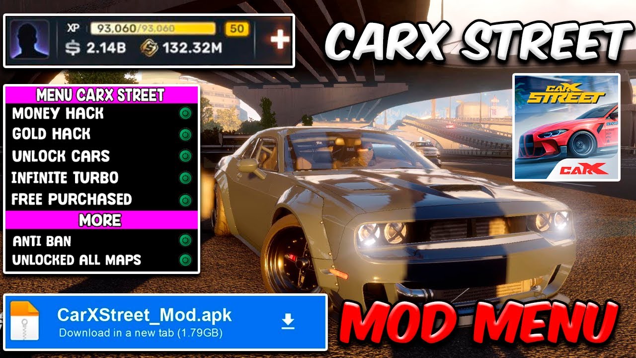 NUEVO! Carx Street MOD APK v1.14.1 GamePlay - Dinero ILimitado, Desbloquea todos los coches