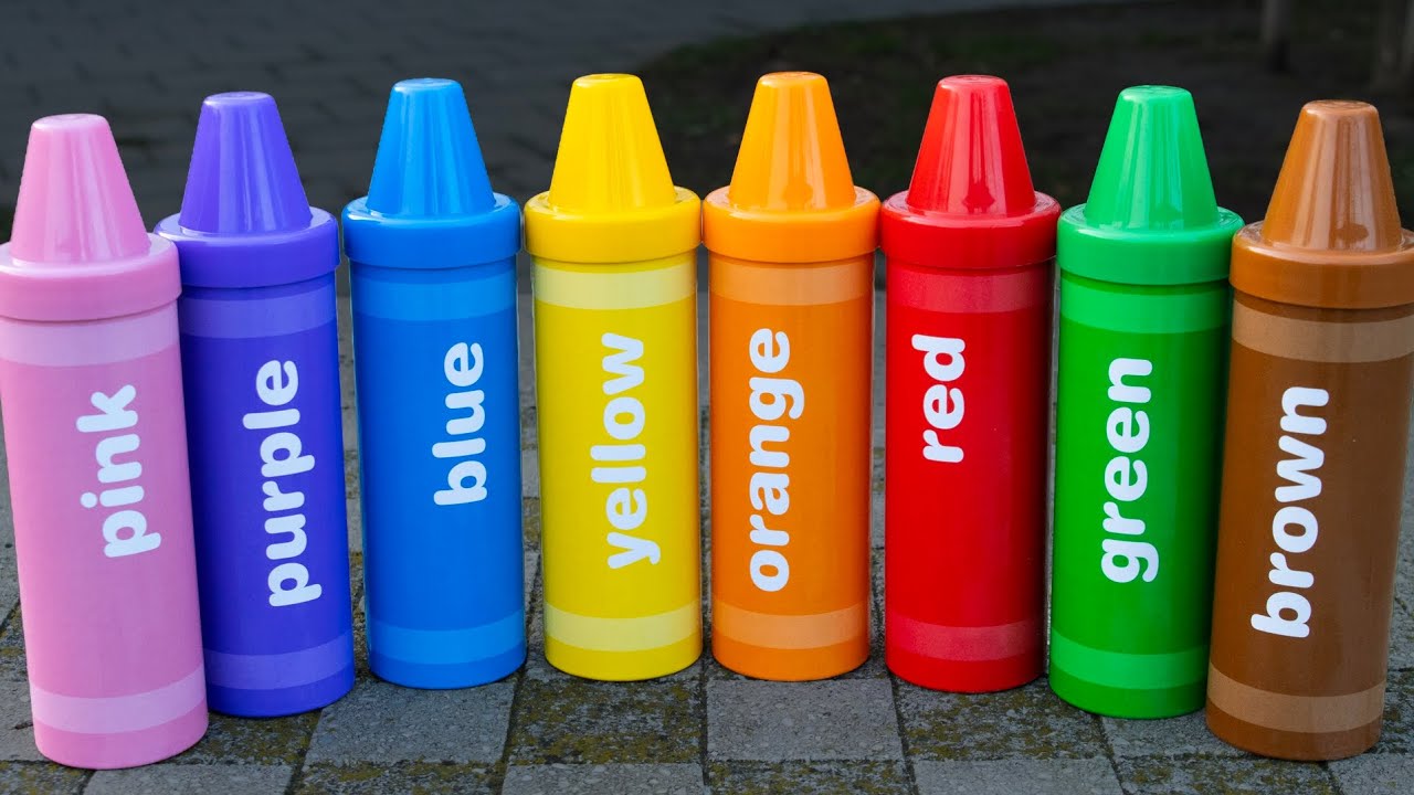 Learn colors and first words - YouTube