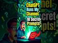 10 Powerful ChatGPT Prompts Every YouTuber Needs #shorts