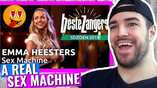 SEXY VOICE! EMMA HEESTERS - Sex Machine | Beste Zangers 2019║REACTION!