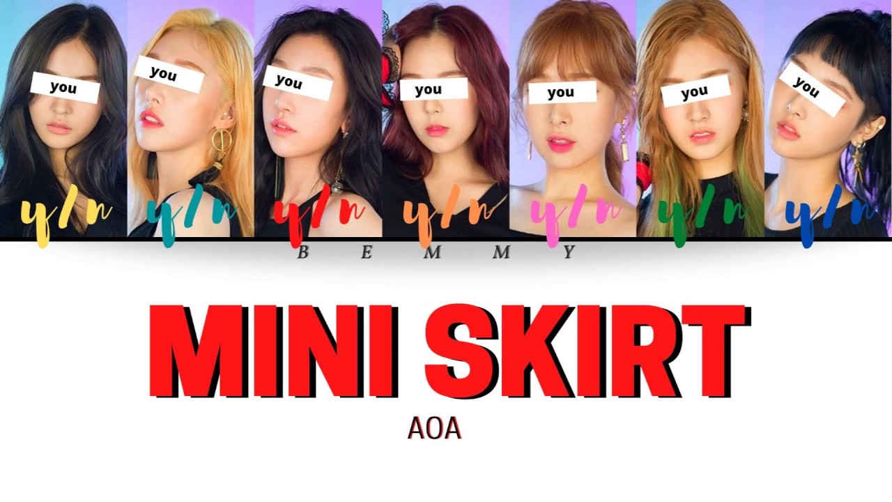 Your Girl Group (7 members) - Mini Skirt [AOA] [Color Coded Lyrics HAN/ROM/ENG]