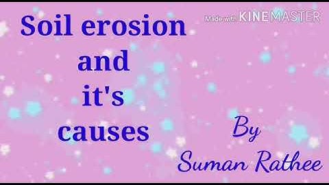 Class V Topic-Soil erosion and it