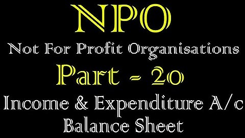 Comprehensive Question | NPO - Not For Profit Organizations - B.Com I Semester - CLASS 20