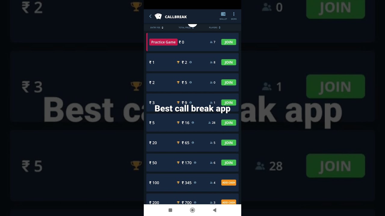 best call break gaming app.       app link 