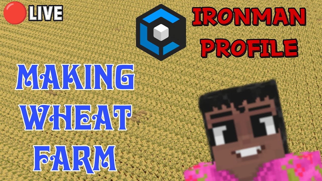 verticalstream-craftersmc-ironman-profile-making-wheat-farm-youtube