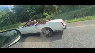 Gorgeous 1980-85 Cadillac Eldorado Convertible Spotted On Freeway Traffic