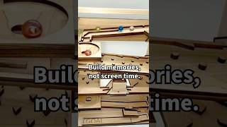Build memories, not screen time. Wooden Marble Run Zen~禅 from Japan. Wood Workshop Bee JP.