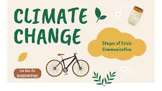 Stages of Crisis Communication on Climate Change