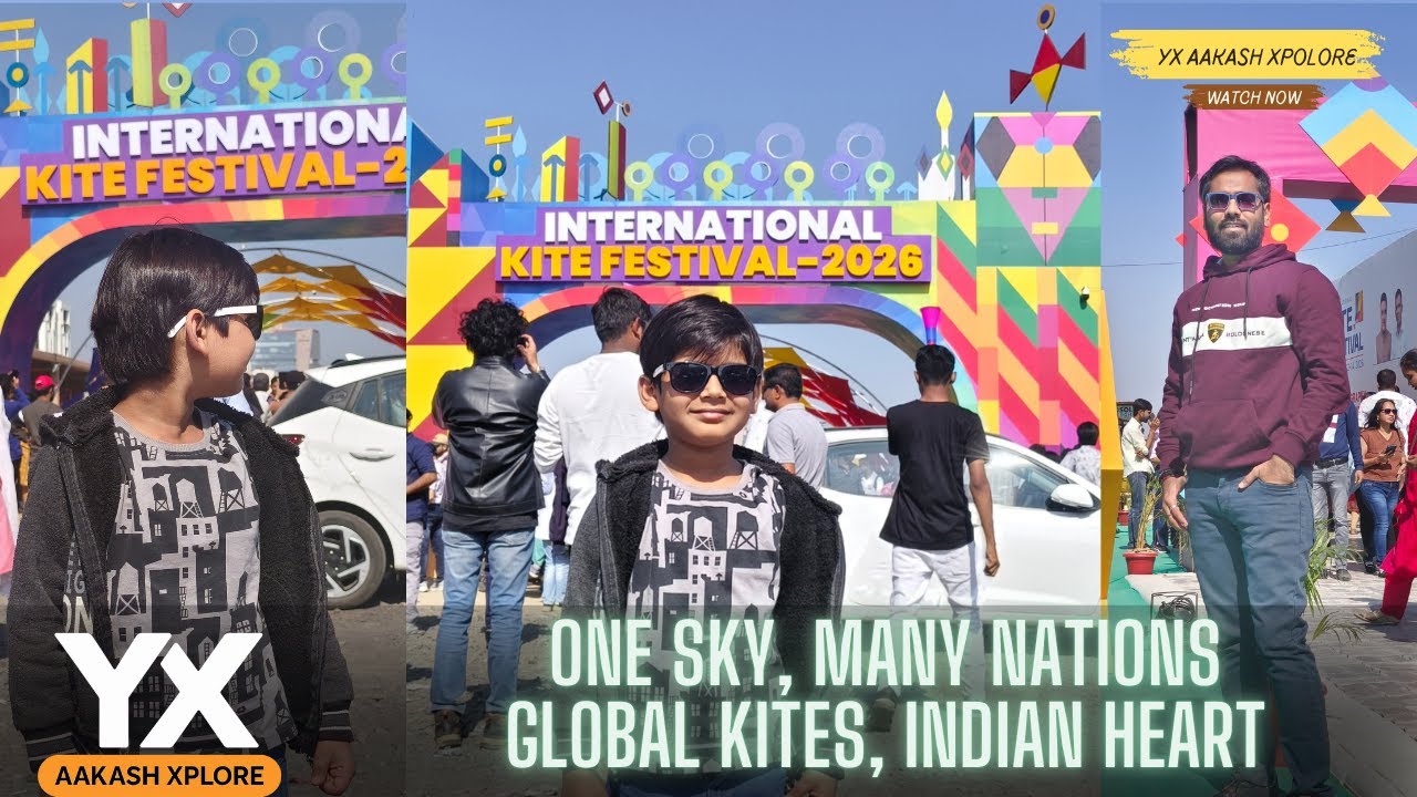 Ahmedabad International Kite Festival 2026 🪁 | World’s Biggest Kite Festival
