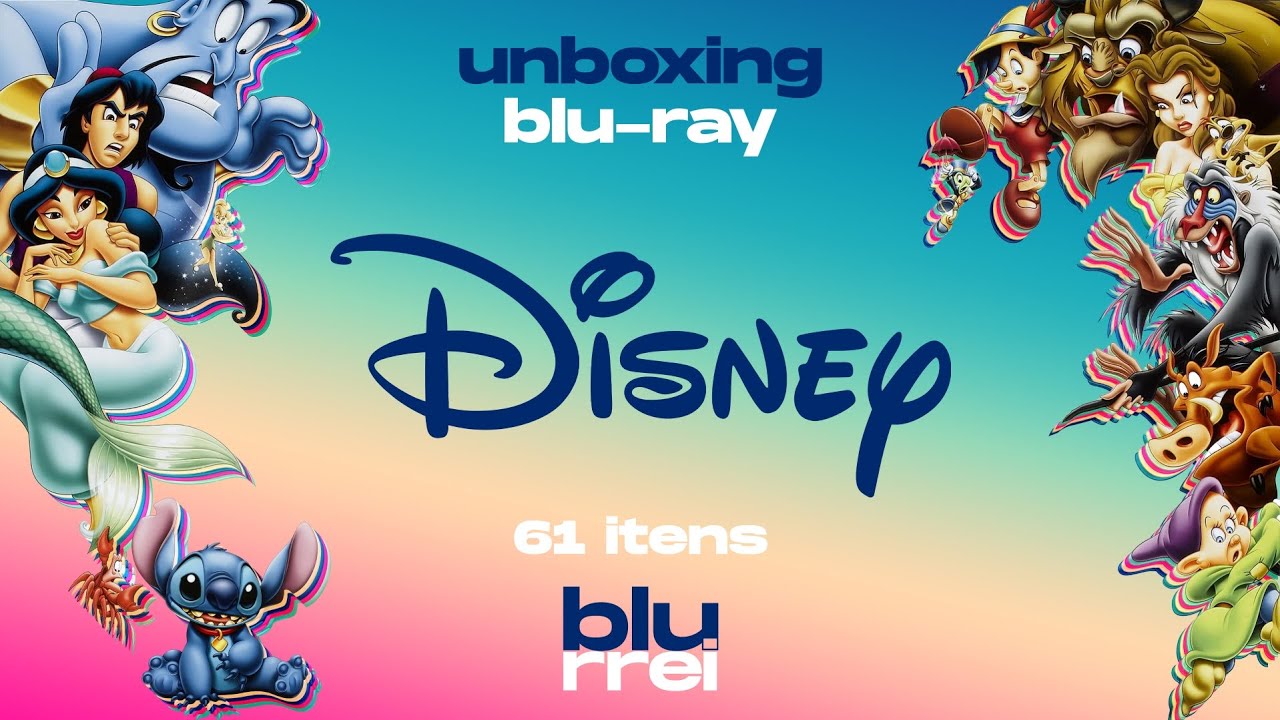 Unboxing Animações Disney e Pixar em Blu-Ray