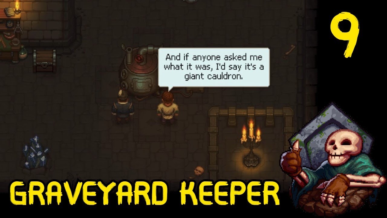 Giant Cauldron! - Graveyard Keeper - EP9