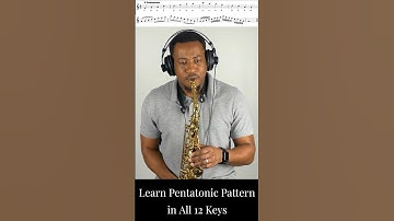 Learn this pentatonic scale workout in all 12 keys #improvisation #howtoplaysaxophone #smoothjazz