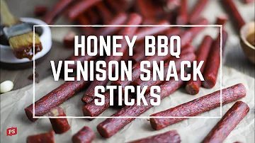 How to: Venison Honey BBQ Snack Sticks with Cheese | Smoked Snack Sticks for Beginners