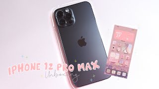 unboxing iPhone 12 Pro Max  graphite