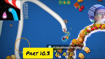Worms Zone .io Hungry Snake gameplay walkthrough part 10.3 #snake #snakewormazone #games #gameplay