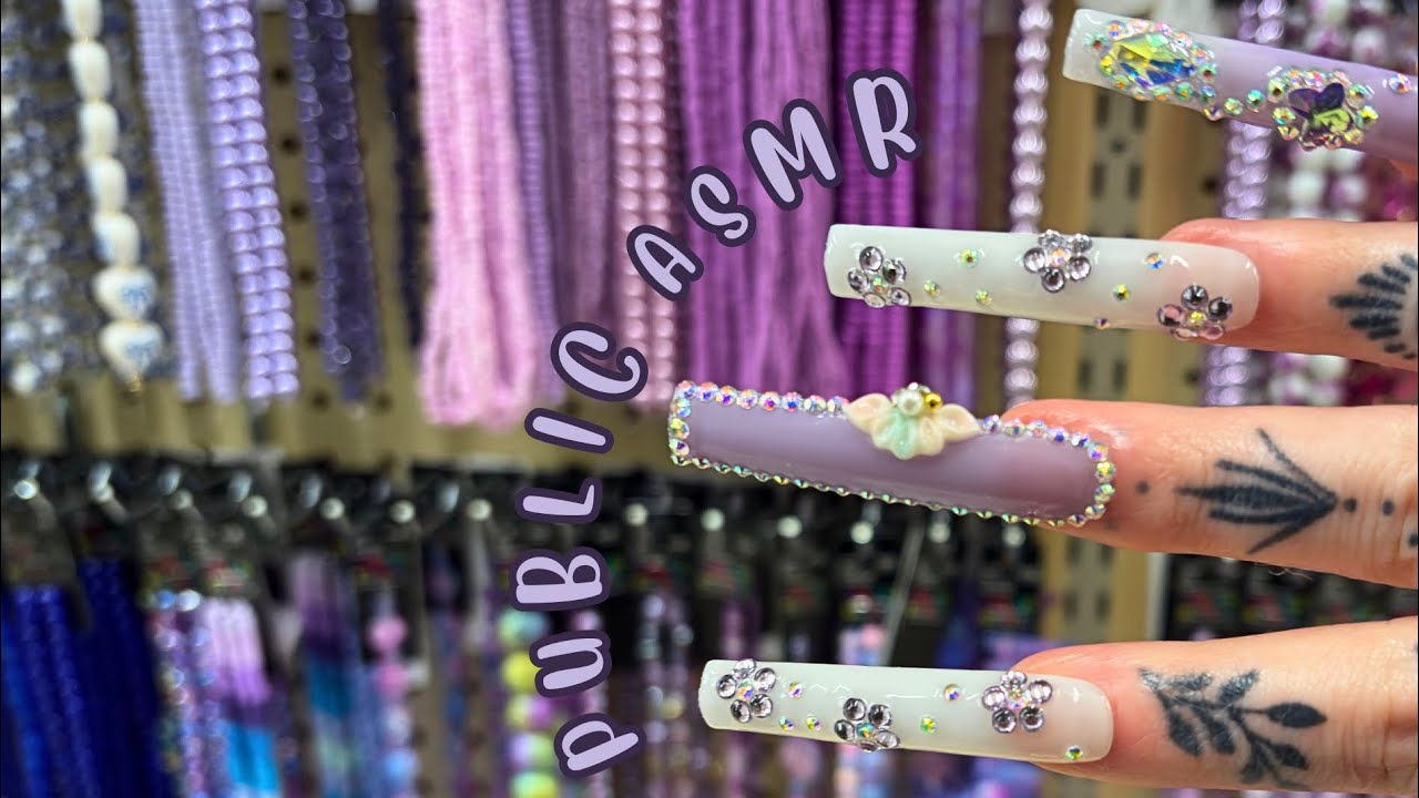 Public ASMR in HOBBY LOBBY | Tapping, Scratching, Camera Scratching, Fabric Sounds, Crinkles