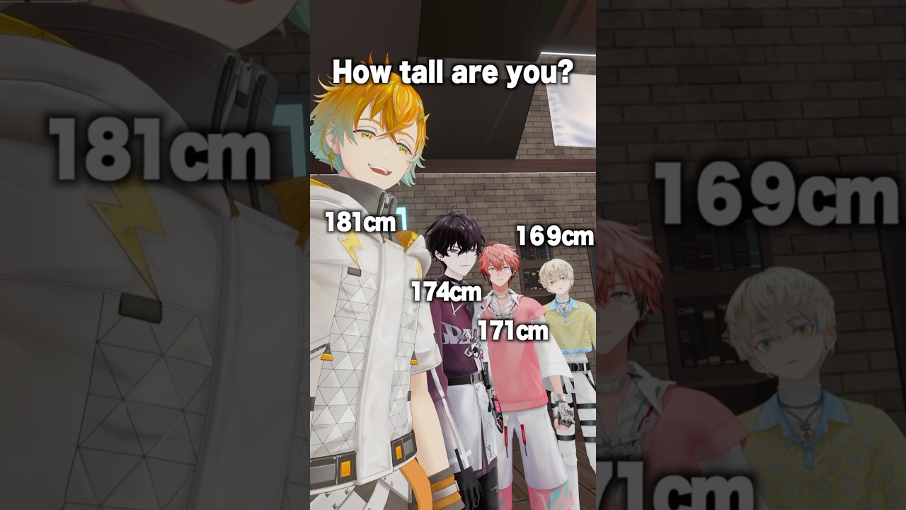 【1〜1000cm】How tall are you? with オリエンス【にじさんじ/Oriens】