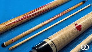 Maple-on-Maple Pool Cue from Start to Finish | No Talking, Just Woodworking