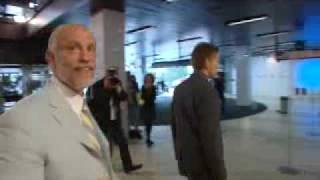 John Malkovich red carpet interview Karlovy Vary