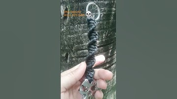 DNA Paracord SKULL KEYCHAIN |KALYO Paracords #shorts