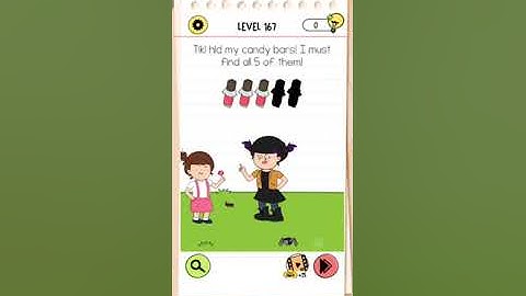 Brain Test 4 Level 167 Walkthrough