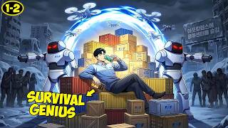 (1-2) His BROKEN Subspace Gives Him INFINITE Resources In The APOCALYPSE! - Manhwa Recap