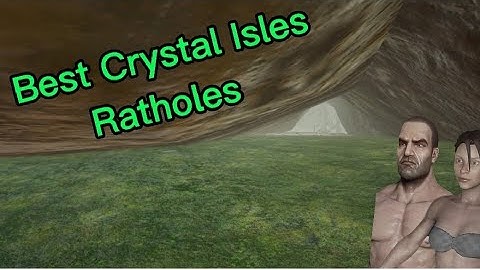 The Top 5 BEST Hidden crystal isles Ratholes & Base Locations for PVP  | Ark Survival Evolved