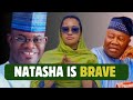 Senator Natasha Arrives Kogi in Grand Style Amid Political Tension; Massive Crowd Welcomes Her