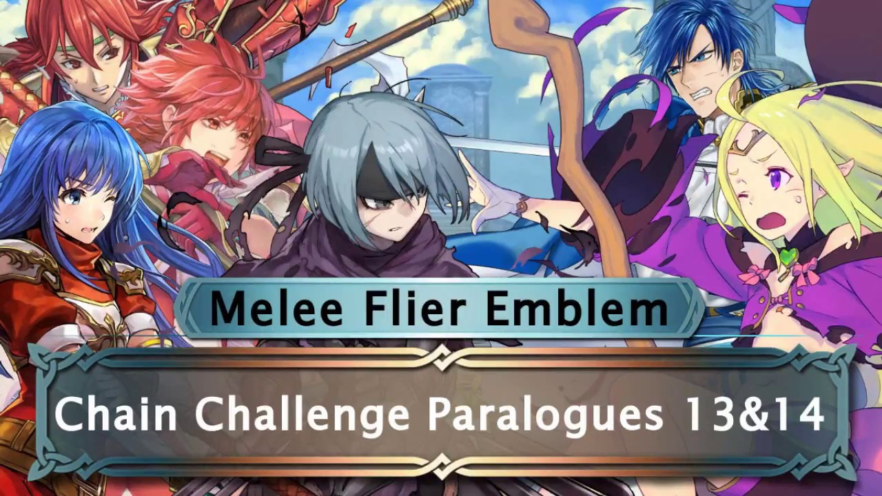 [FEH] Melee Flier Emblem Solos Chain Challenge Paralogues 13 & 14 [Lunatic Deathless Run]