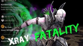 Mortal kombat x mobile Quan chi Warlock Xray,Fatality,Special attacks in Android/Ios HD screenshot 4