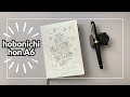 Hobonichi hon a6 setup  fountain pen ink journal  decorate with me fountainpen hobonichi