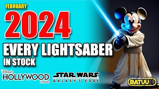 EVERY STAR WARS LIGHTSABER at Disney's Hollywood Studios & Galaxy's Edge + NEW items in Dok Ondars !