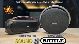 Duel Speaker Bluetooth | Harman Kardon Onyx Studio 7 Vs Xdobo Vibe Plus | Sound Battle