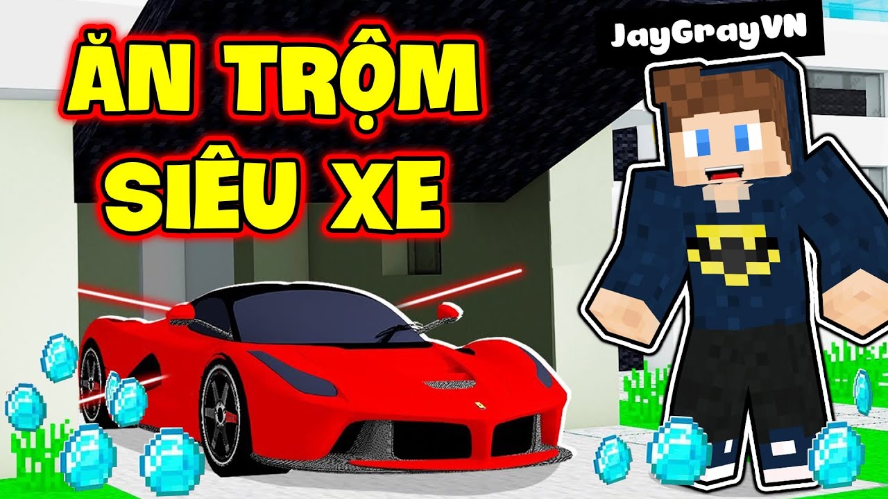 minecraft gta v  New  MINECRAFT GTA 5 TẬP 1: JAYGRAY ĐỘT NHẬP NHÀ VÀ ĂN TRỘM SIÊU XE FERRARI ĐẮT TIỀN CỦA BĂNG GIANG HỒ