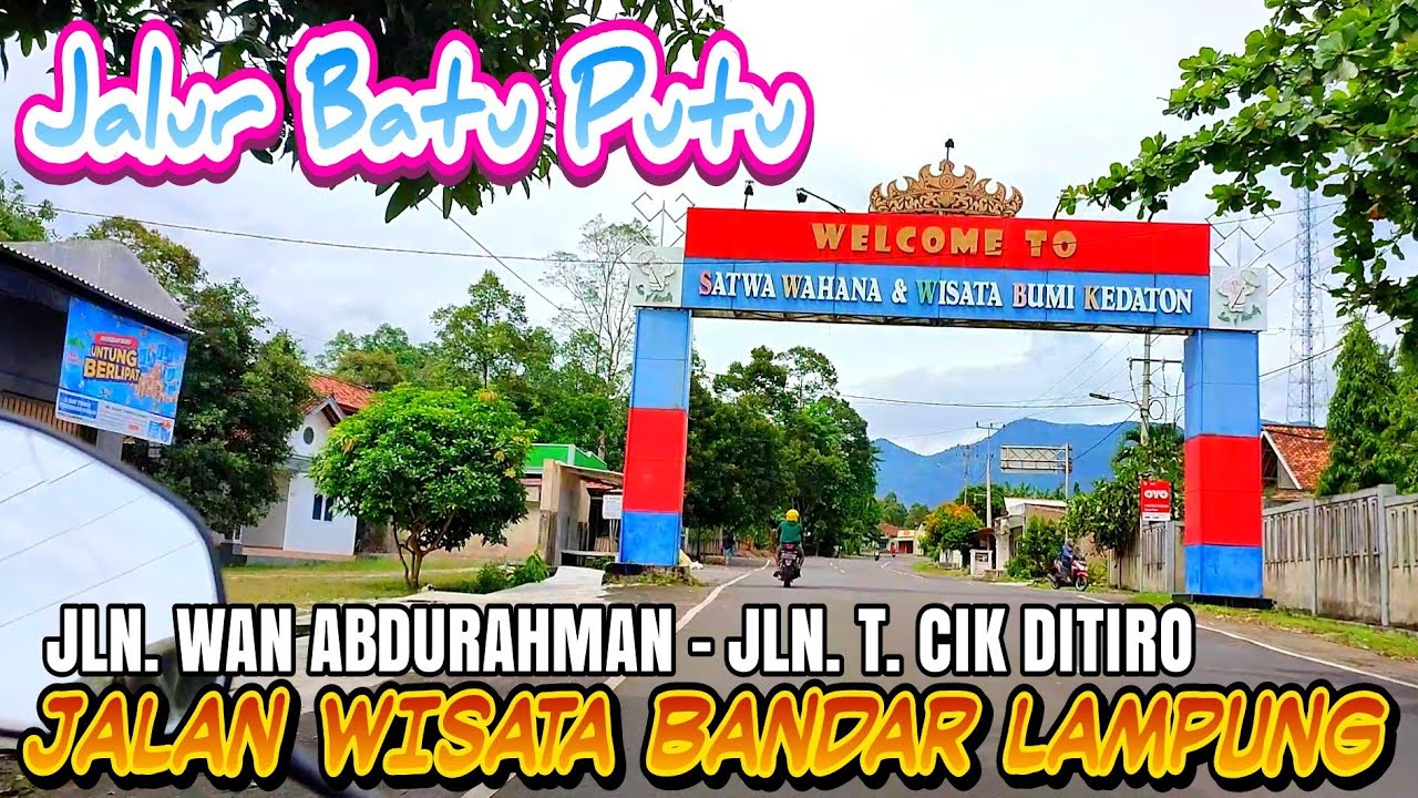 Rute Perjalanan Teluk Betung Timur Ke Kemiling Lewat Batu Putu Kota Bandar Lampung #massoeparproject