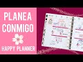 PLANEA CONMIGO | COMO USAR LAS AGENDAS DEL HAPPY PLANNER | PLAN WITH ME IN SPANISH