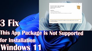 App Package Not Supported for Installation - How to Troubleshoot screenshot 5