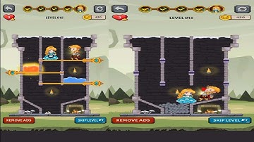 How to loot - pin pull & hero rescue - All levels solution gameplay level 11-20 [Android IOS]