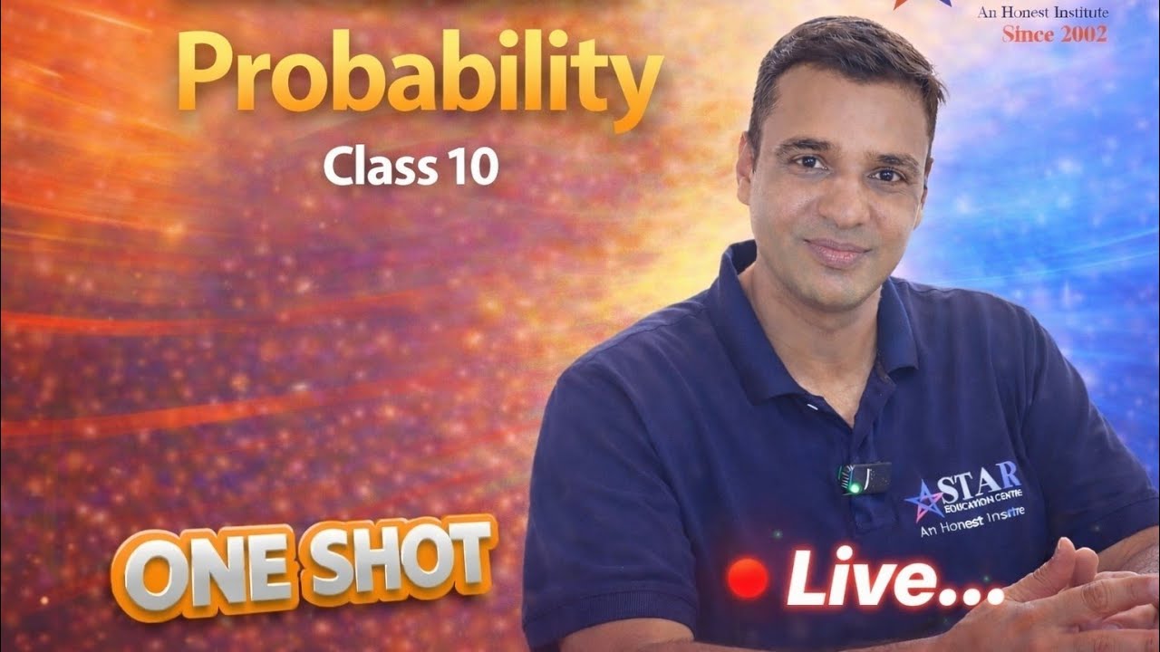 Live session! One-shot Probability. #important #class10 