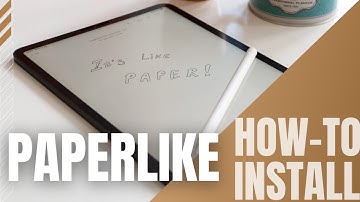 How To Install: Paperlike Screen Protector for 2022 iPad Pro 12.9"