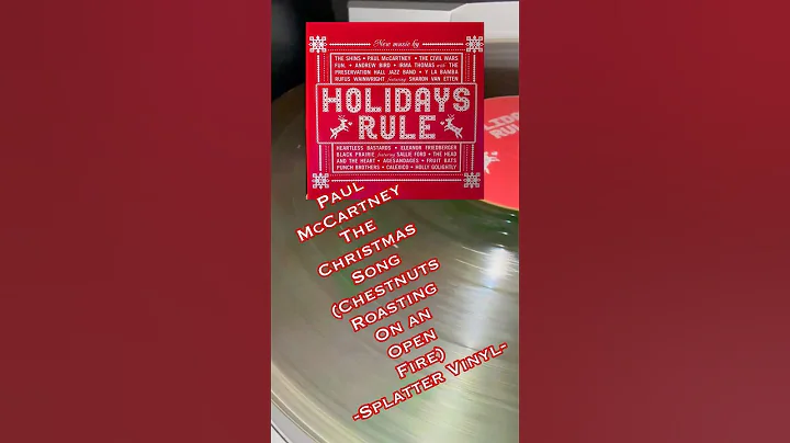 The Christmas Song (Splatter Vinyl) #paulmccartney #christmas #spinninrecords #vc #shorts  #beatles