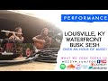 Full live set  busking in louisville ky  earth om ether  waterfront street performing  wezsym