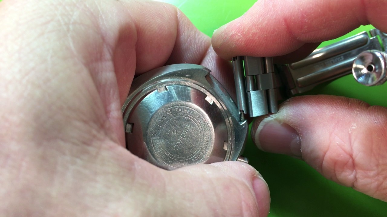 For Tim - how we remove and put back a Seiko bracelet. - YouTube