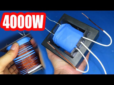 How to wind a 4000W ferrite transformer for inverter