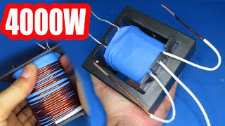 How to wind a 4000W ferrite transformer for inverter