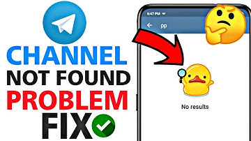 How to Fix Telegram channel not found | Telegram channel not found error solve in hindi