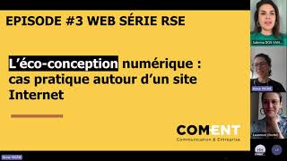 REPLAY // [WEBINAR]  L’éco-conception numérique : cas pratique autour d’un site Internet