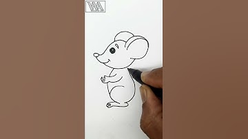Simple Drawing Shorts || how to draw a rat || Window Art || #simple #drawing #shorts #rat