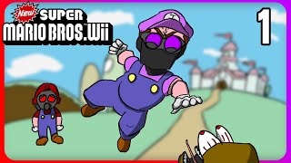 MARIO gets VIOLENT | New Super Mario Bros. Wii